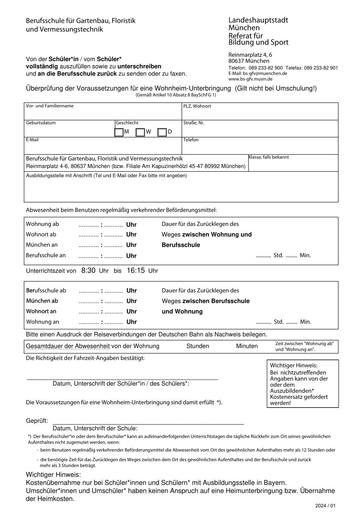 Antrag zur Überprüfung der Voraussetzungen zur Wohnheimunterbringung