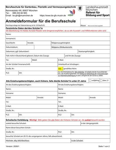 Anmeldung
